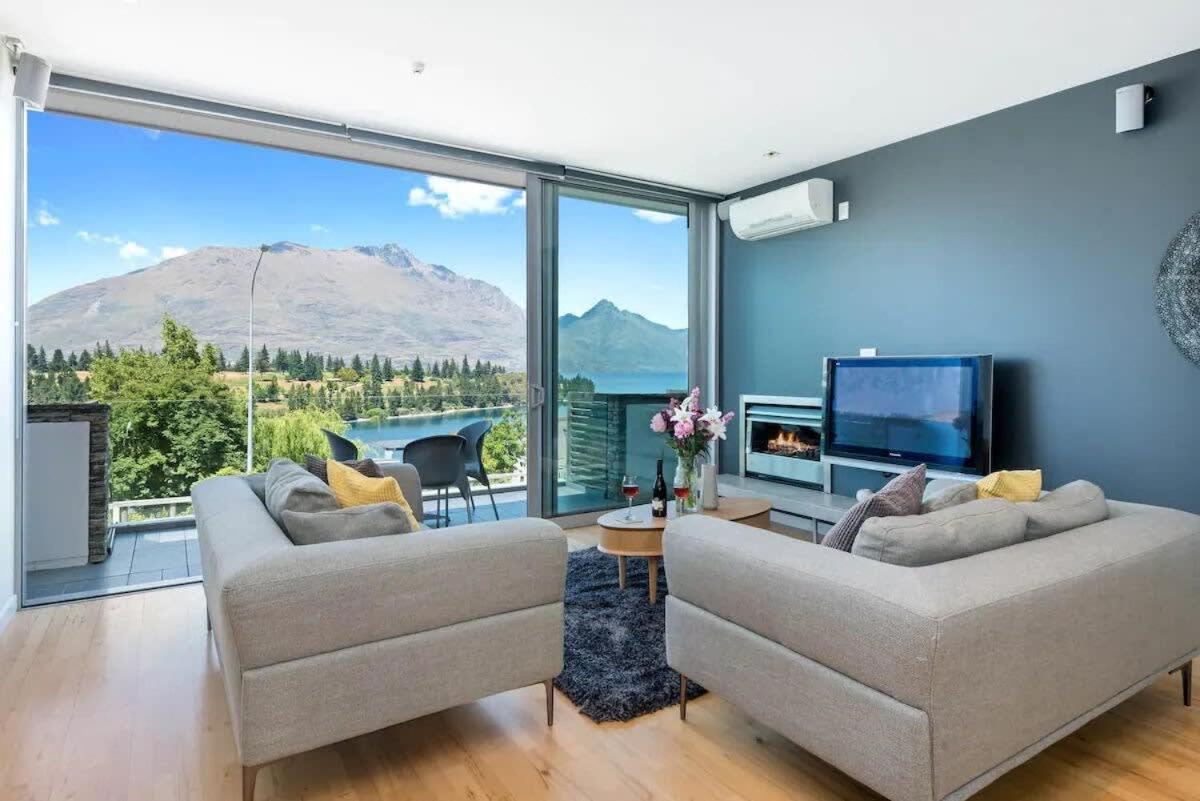 Luxury Lakeview 2 Bedroom Apartment Queenstown Exterior photo